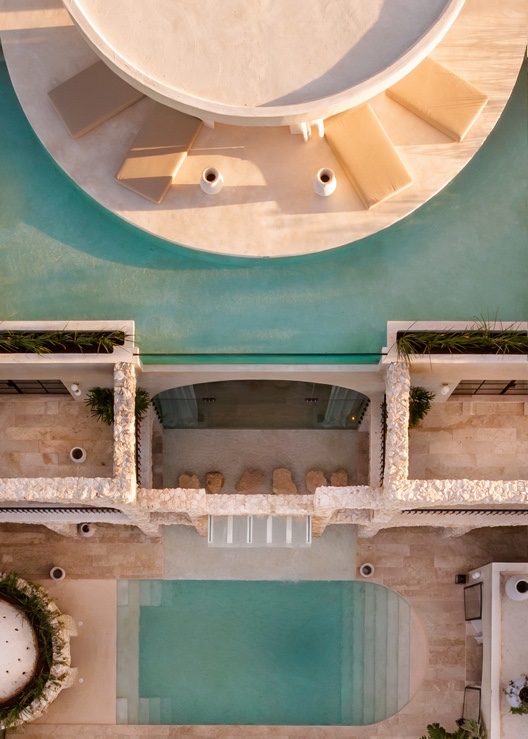 Casa Arka Aerial Pool View